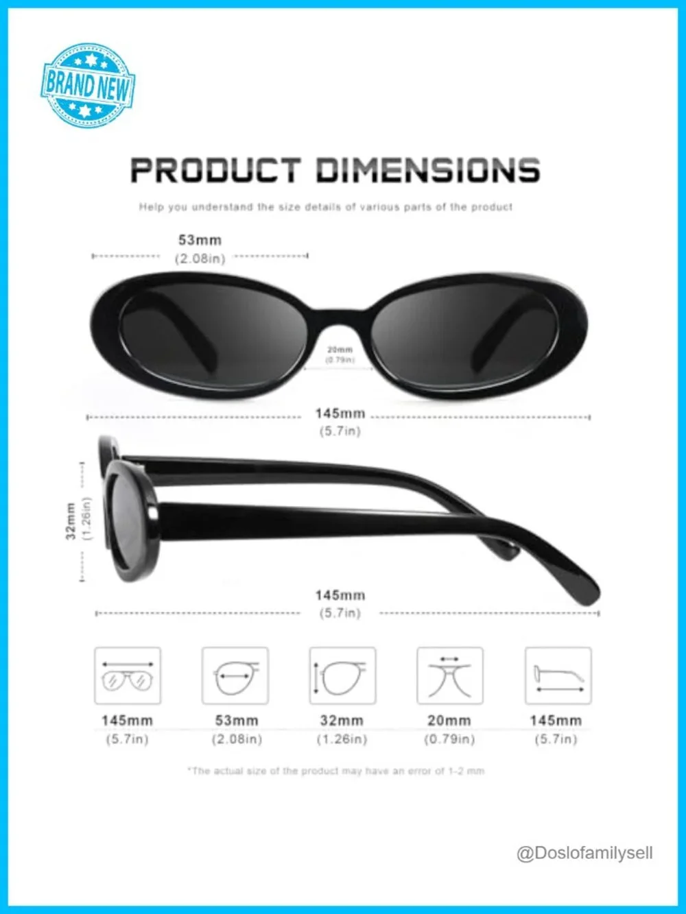 Retro Oval Sunglasses for Women Men Fashion Vintage Driving Shades UV400
